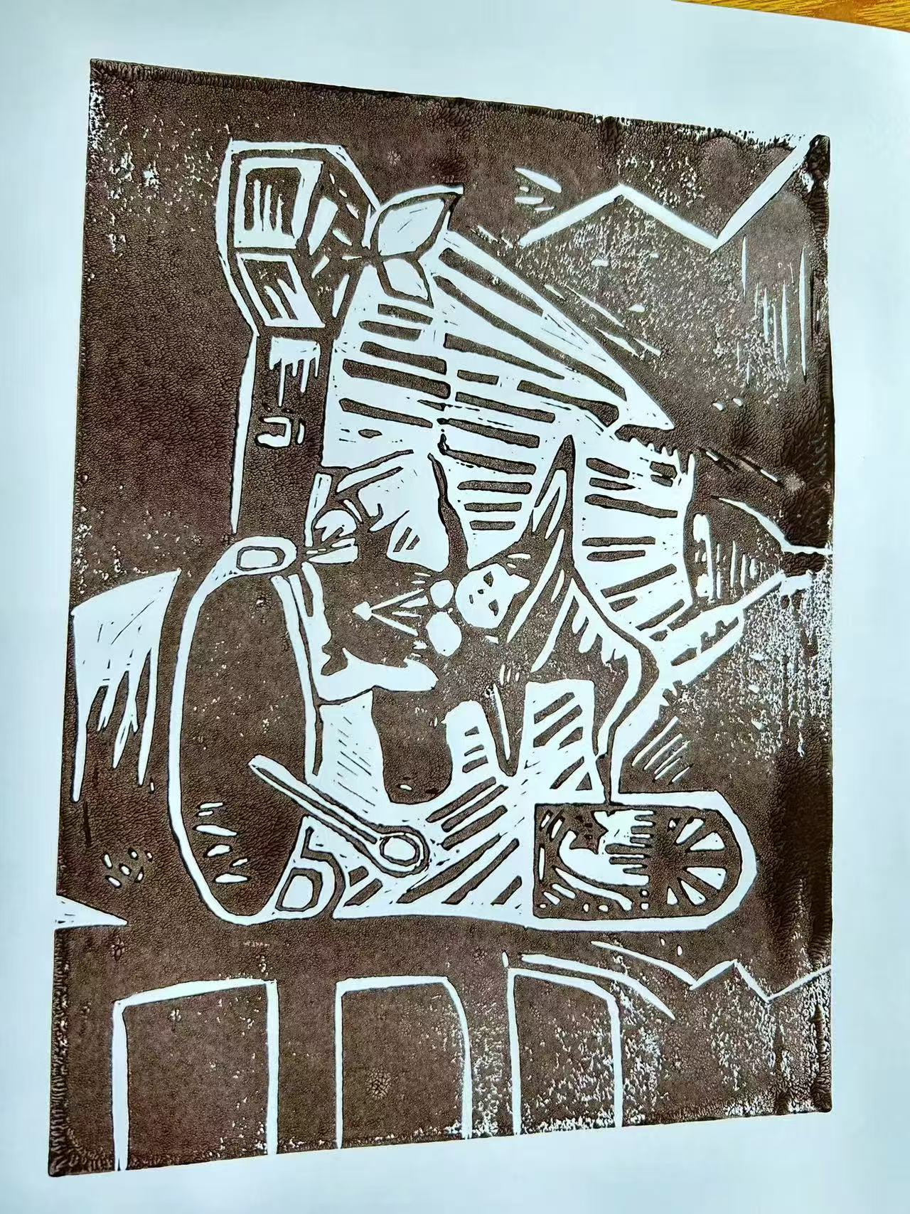 邱盈嘉创作的版画作品